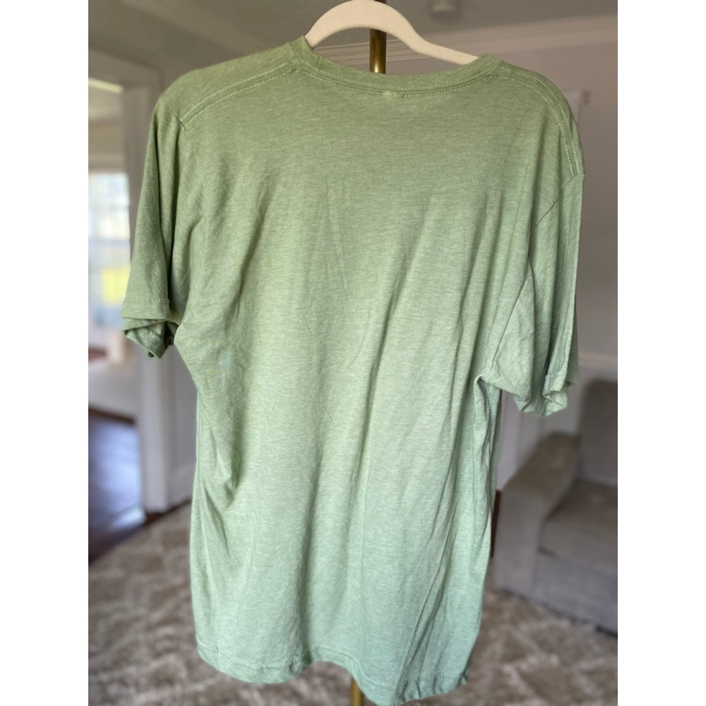 Mama Graphic Print Tee Leopard Sage Green Soft Boho Retro XL Soft Material Retro - Picture 3 of 6